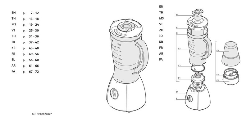 TEFAL BL1161AD User manual