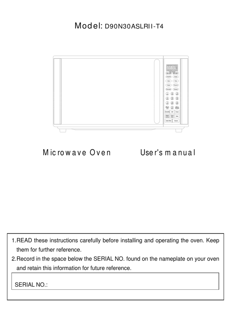 Galanz D90N30ASLRII-T4 User manual