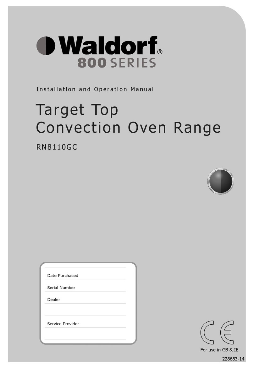 Moffat RN8110GC User manual