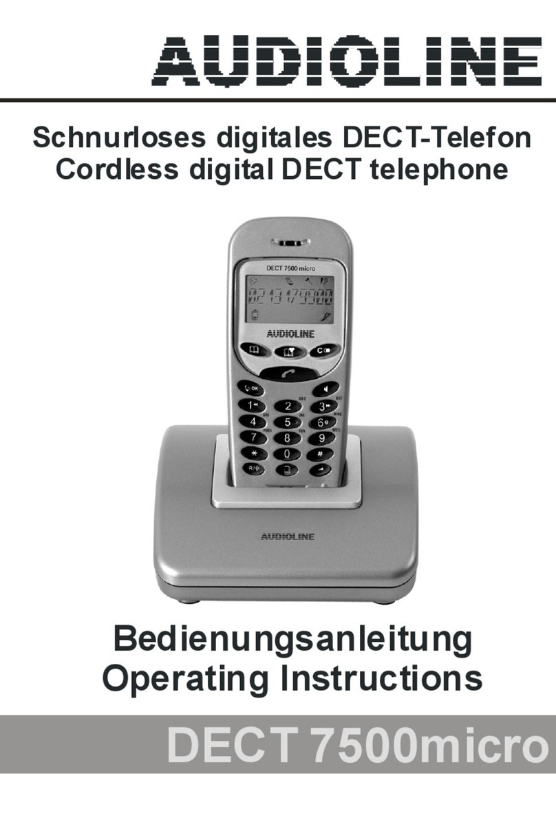 AUDIOLINE DECT 7500micro User manual