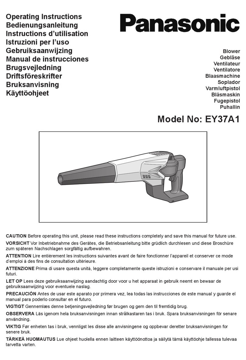 Panasonic EY37A1B57 operating instructions