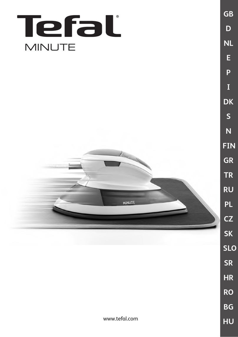 TEFAL MINUTE FV6050E5 User manual TEFAL MINUTE FV6050E5 User manual