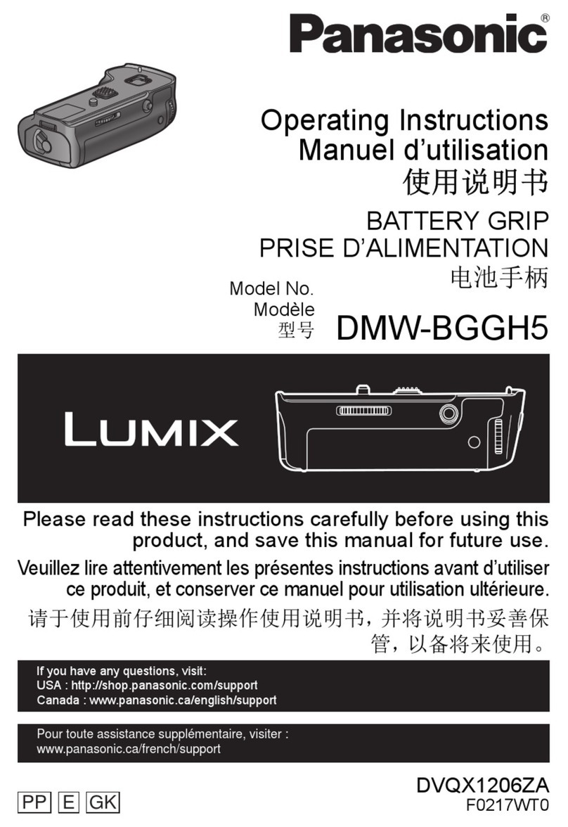 Panasonic LUMIX DMW-BGGH5E operating instructions