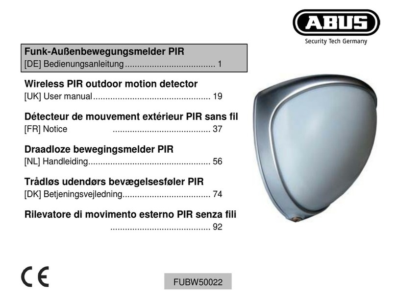 Abus FUBW50022 User manual Abus FUBW50022 User manual