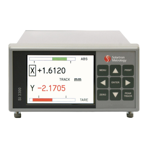 Ametek Solarton Metrology Oribt SI3500 Operating manual