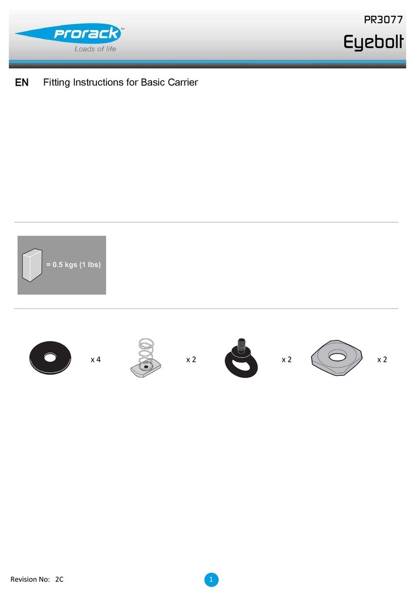 Prorack PR3077 User manual