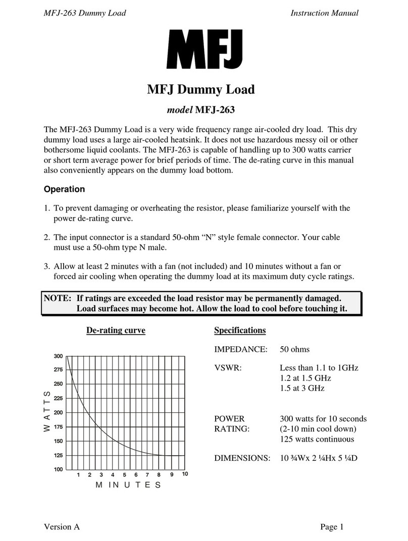 MFJ 263 instruction manual