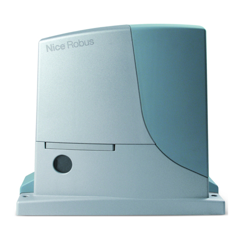 Nice Robus 400 User manual
