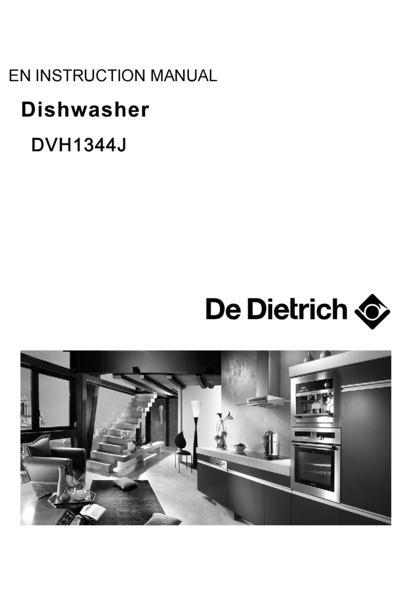 DeDietrich DVH1344J instruction manual