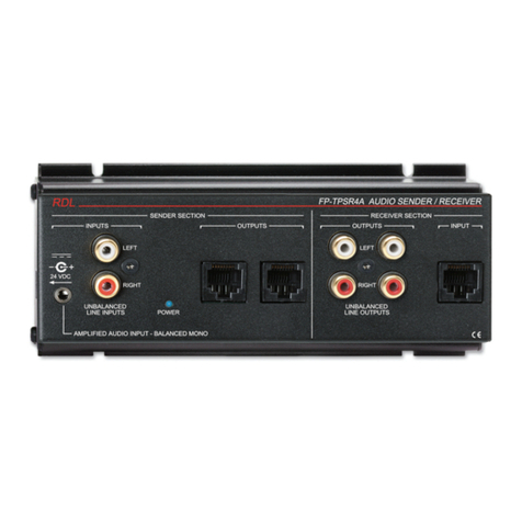 RDL FLAT-PAK FP-TPSR4A quick start guide