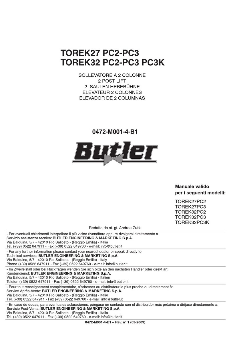 Butler TOREK27PC2 manual