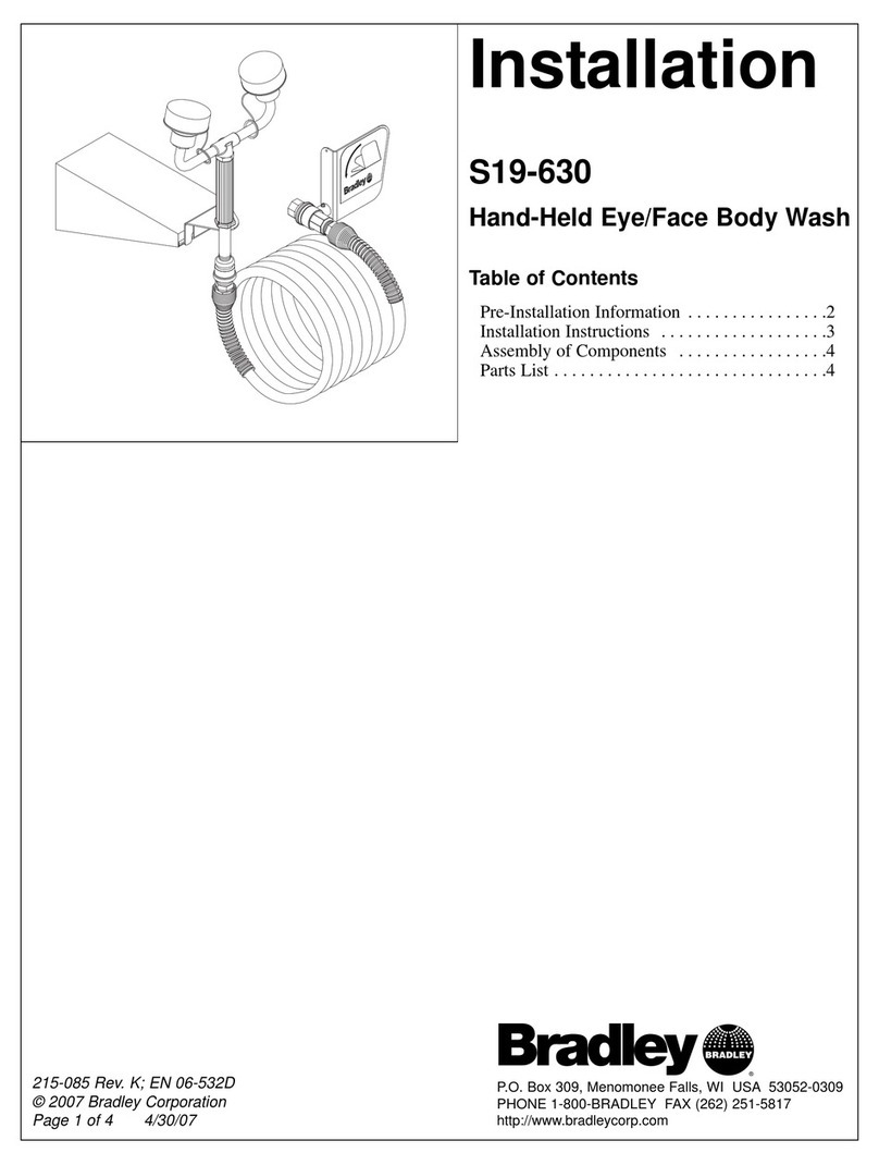 Bradley S19-630 User manual Bradley S19-630 User manual