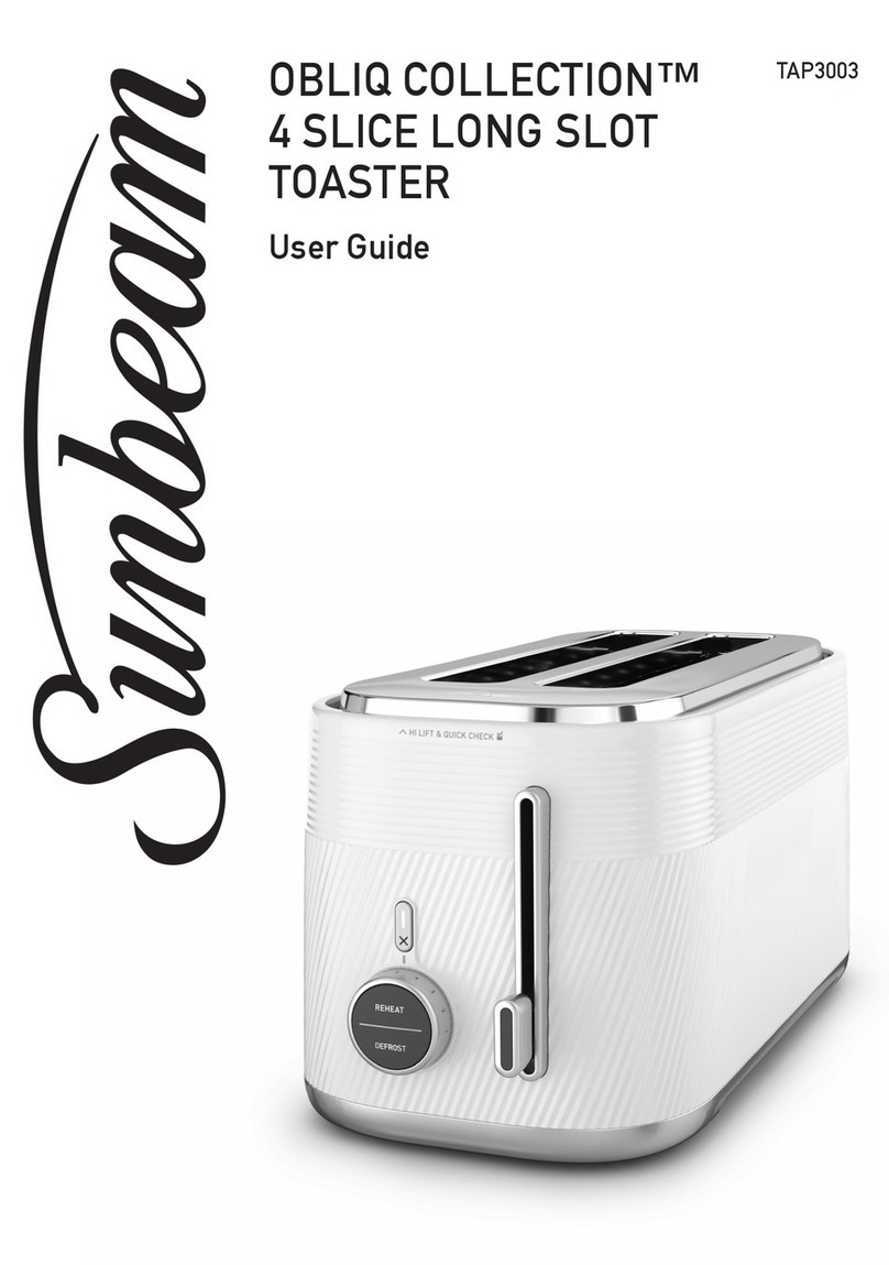 Sunbeam OBLIQ COLLECTION TAP3003 User manual