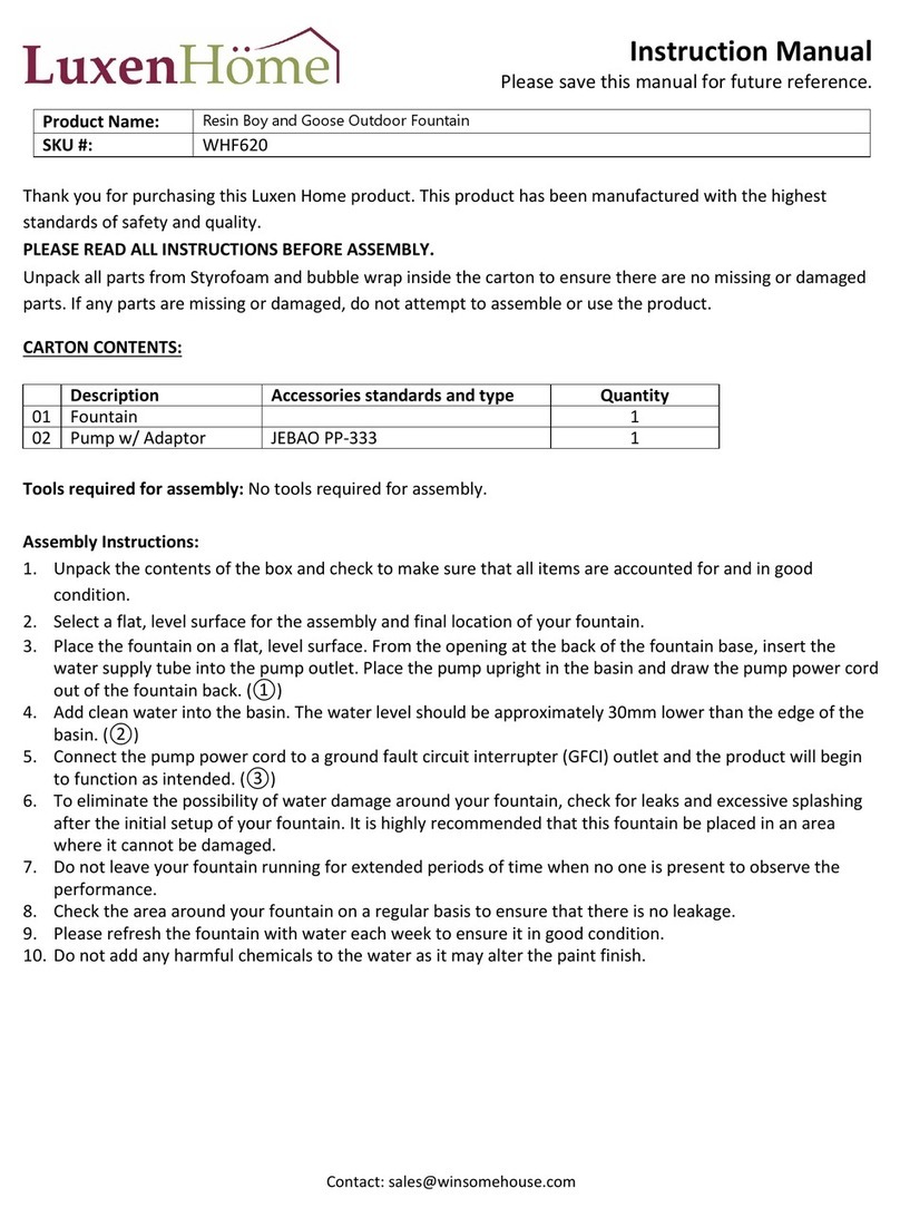 LuxenHome WHF620 instruction manual