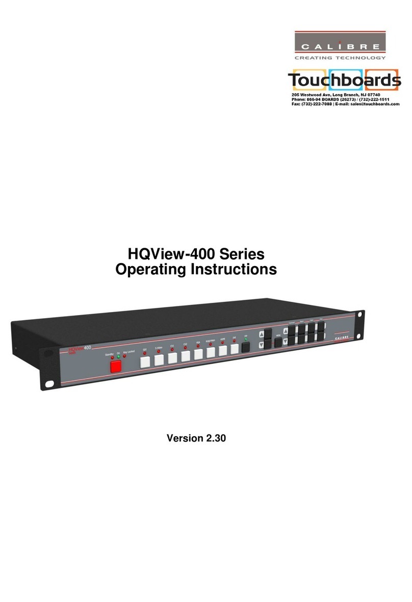 Calibre HQView-400S User manual