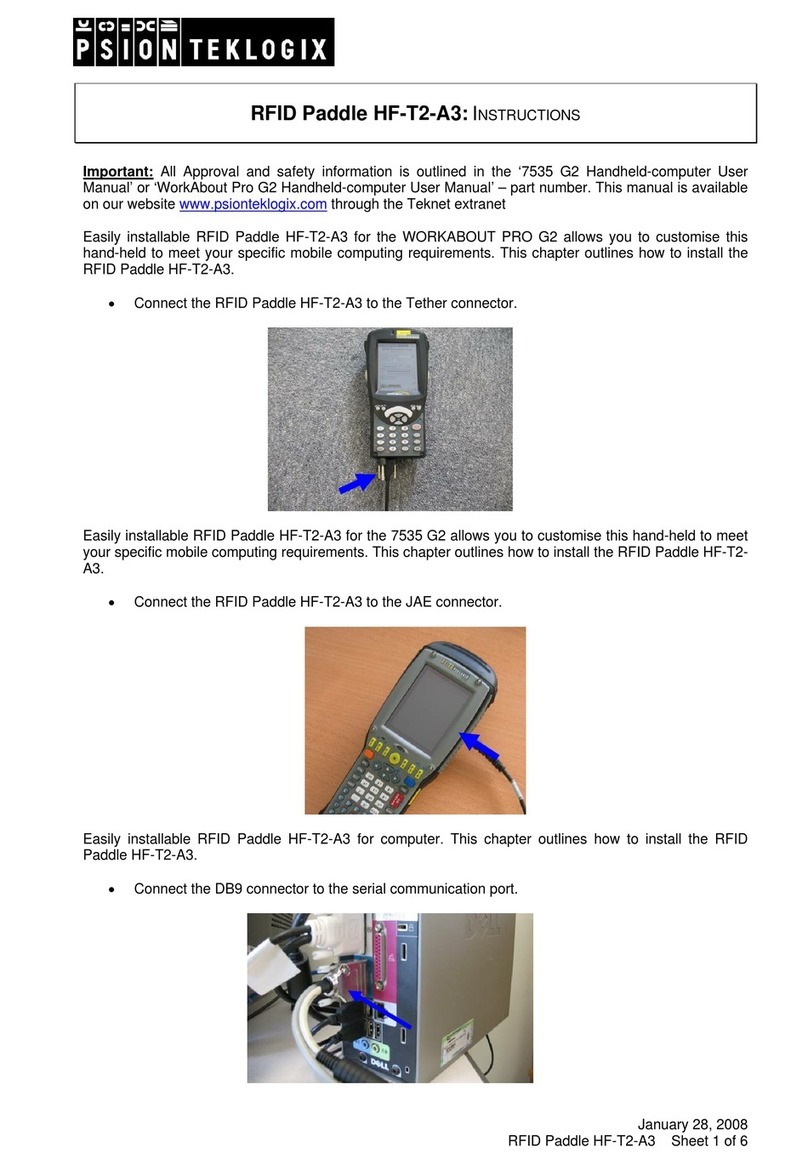 Psion Teklogix HF-T2-A3 instructions