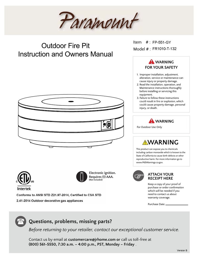 Paramount Fitness FR1010-T-132 Instructions and owner's manual Paramount Fitness FR1010-T-132 Instructions and owner's manual