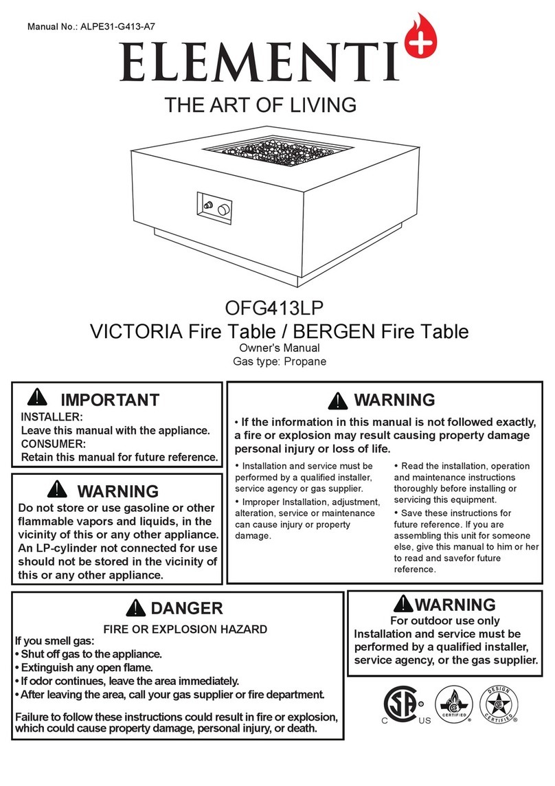 ELEMENTI VICTORIA owner's manual