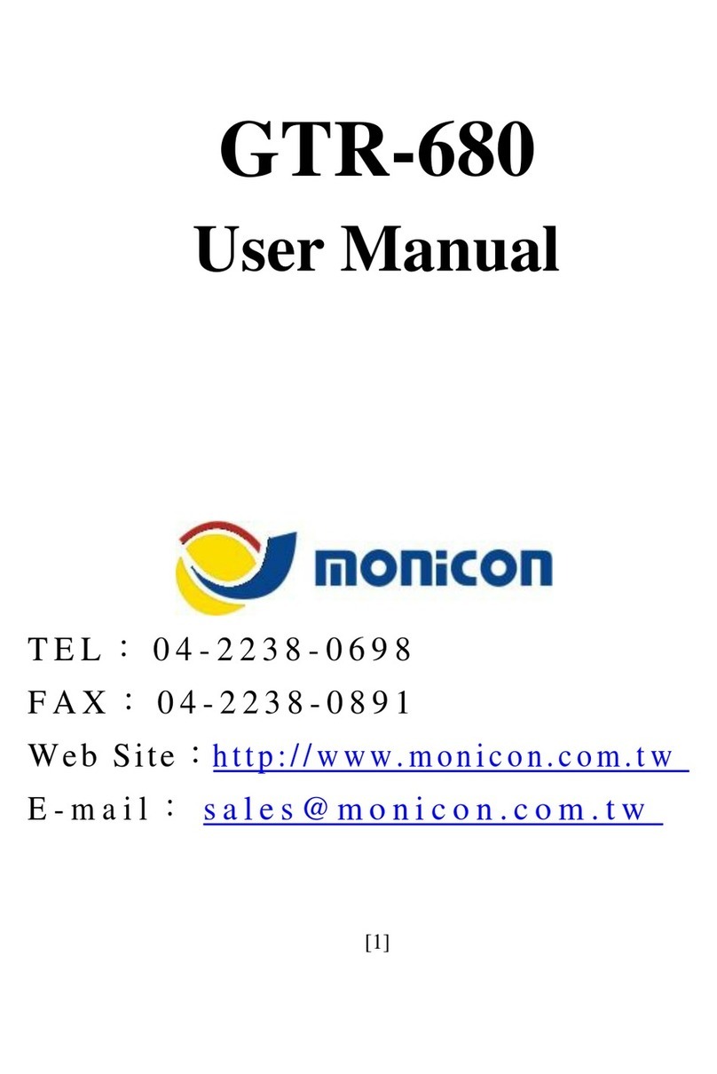 Monicon GTR-680 user manual