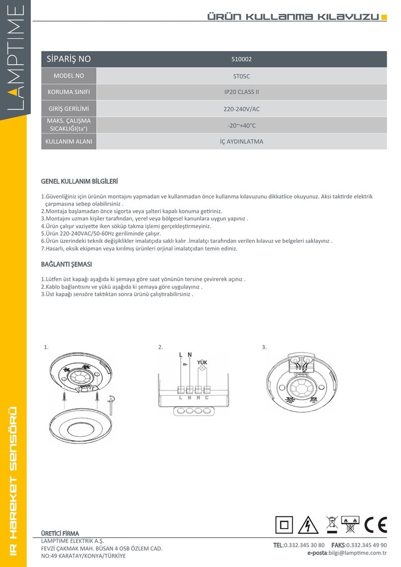 Lamptime ST05C User manual