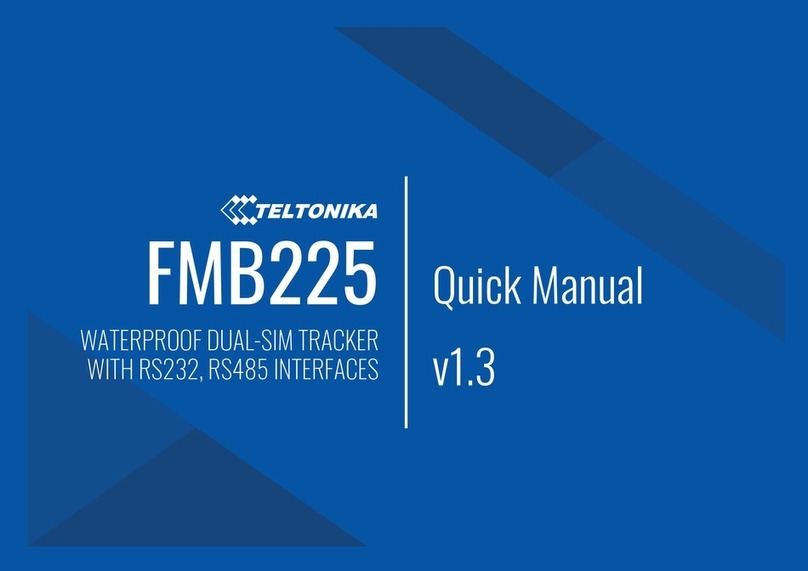 Teltronika FMB225 Quick manual