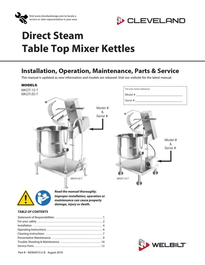 Cleveland MKDT-12-T Installation, operation, maintenance, parts