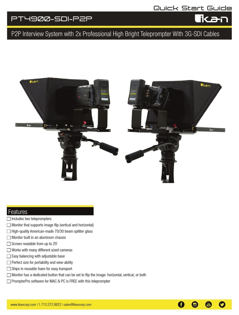 Ikan PT4900-SDI-P2P User manual