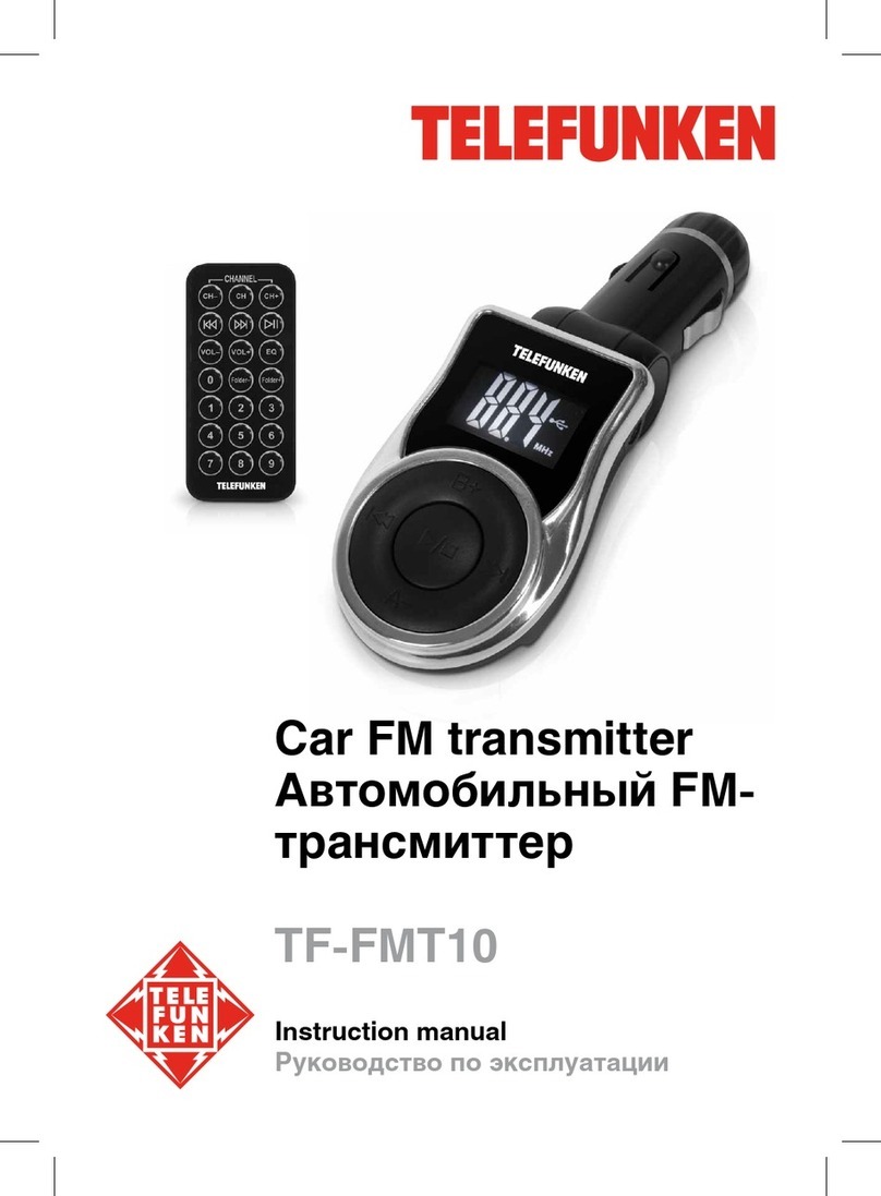 Telefunken TF-FMT10 User manual