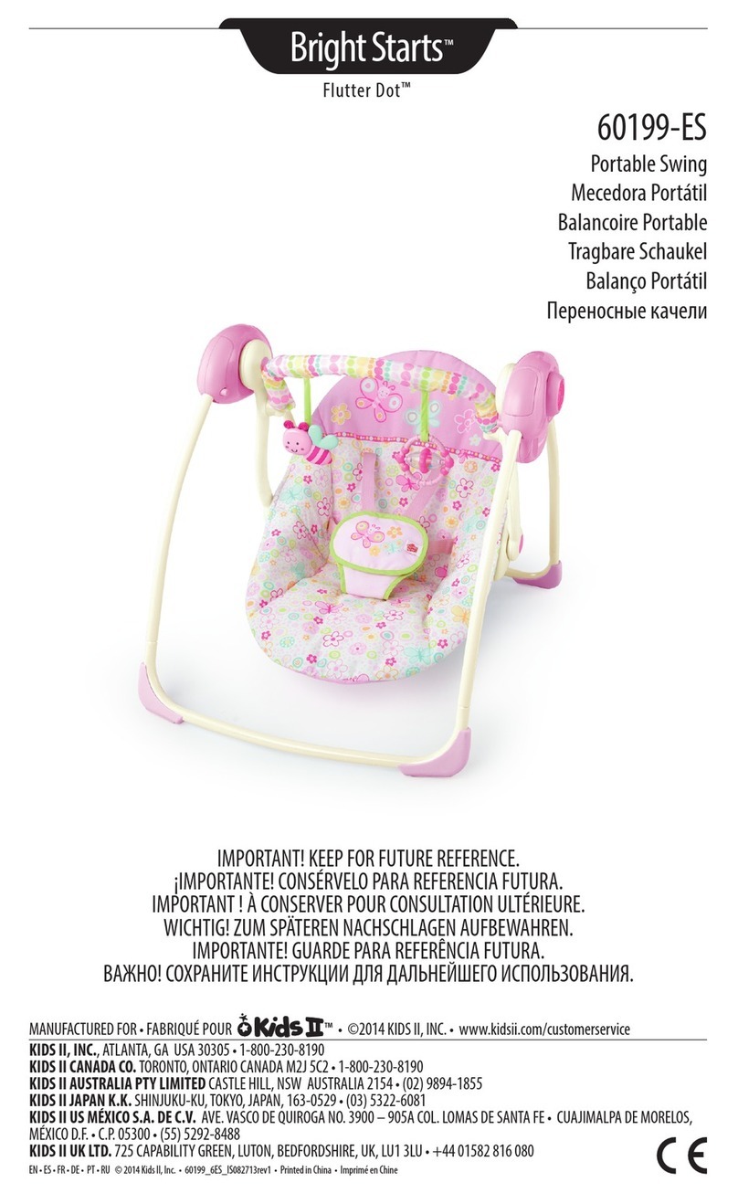 Kids II Bright Starts Flutter Dot 60199-ES manual