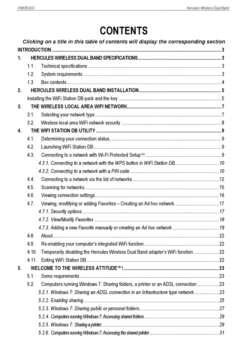 Hercules HWDB-600 manual