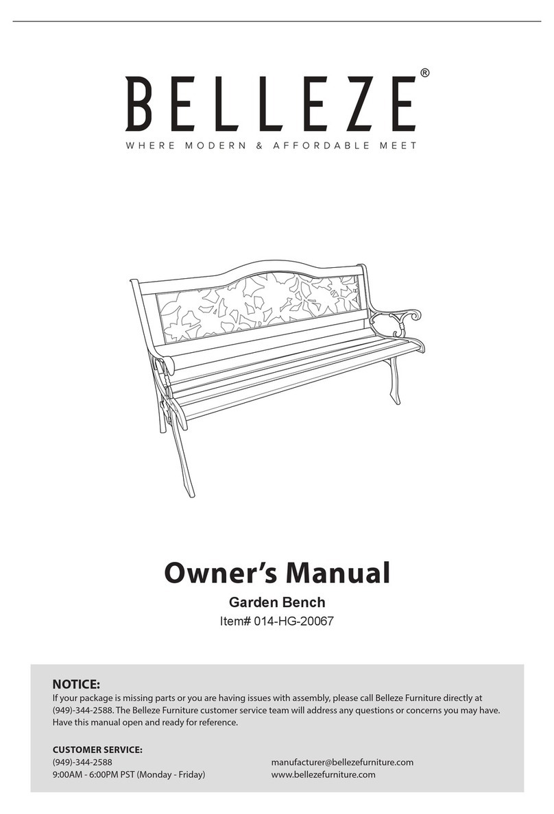 Belleze 014-HG-20067 User manual