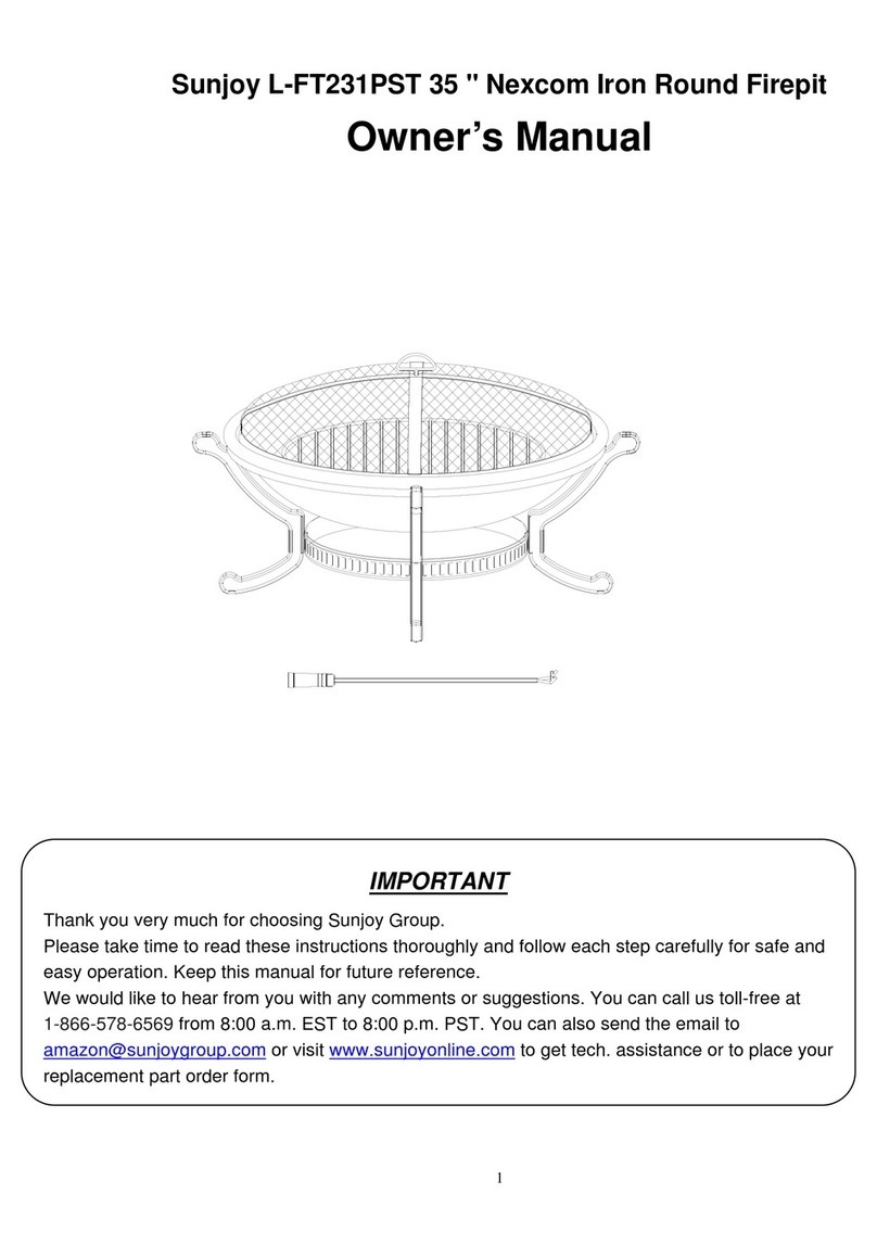 Sunjoy L-FT231PST owner's manual