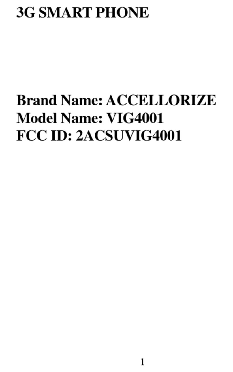 Accellorize VIG4001 User manual