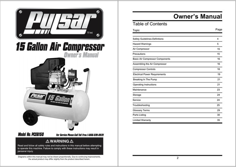 Pulsar PCE6150 User manual