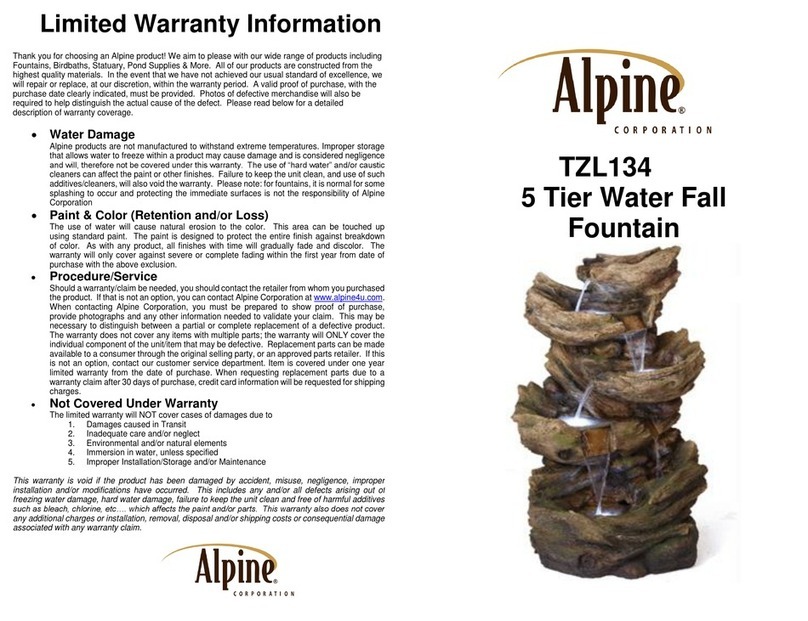 Alpine TZL134 instruction manual