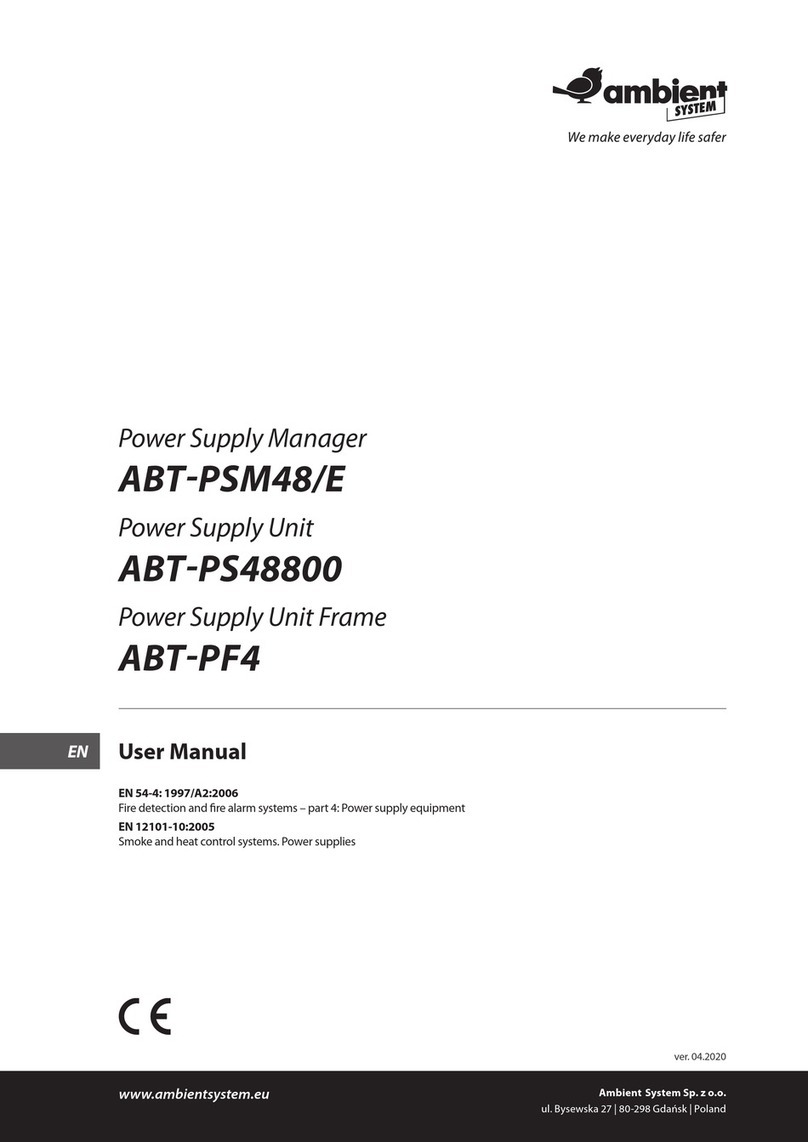 ambient SYSTEM ABT-PSM48/E user manual