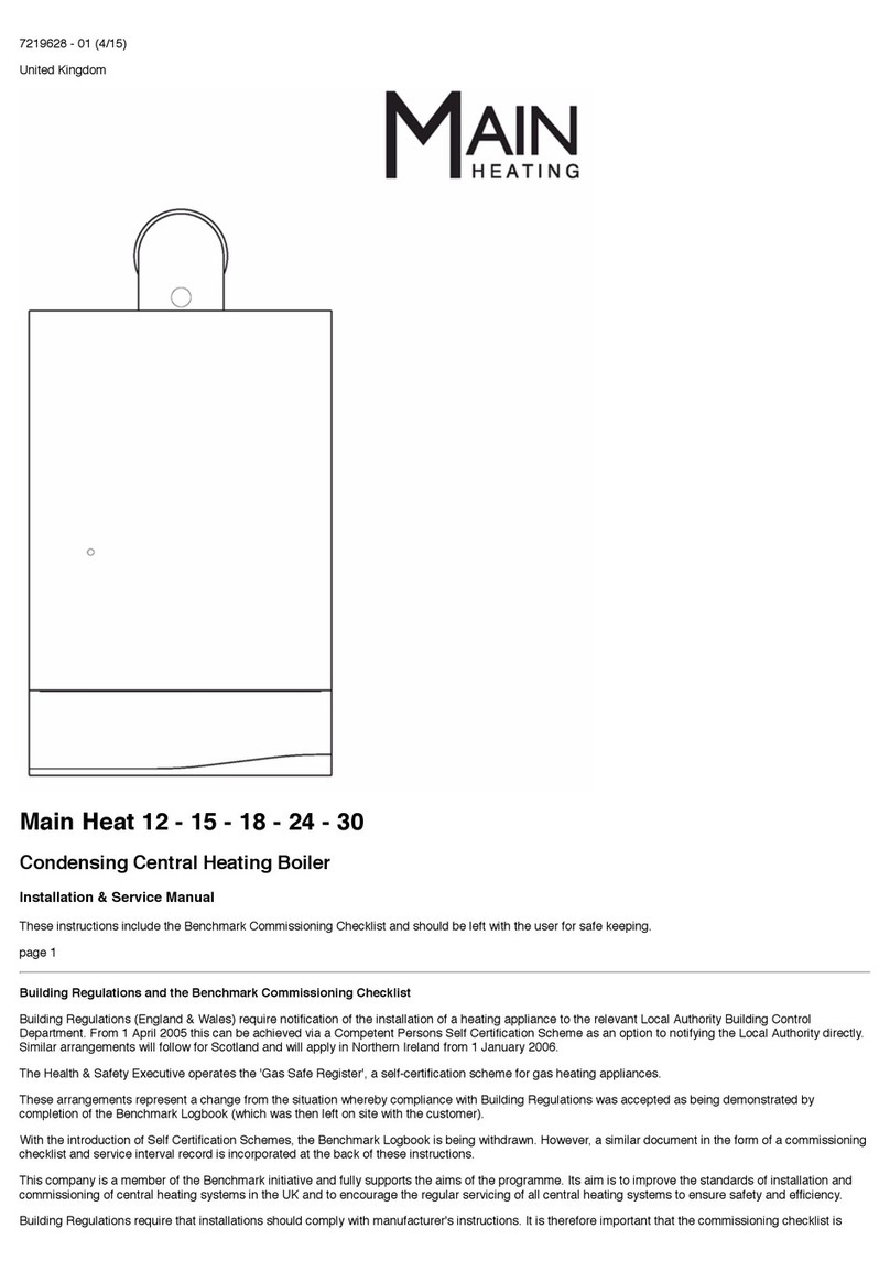 Main Heating Main Heat 12 Installation & service manual