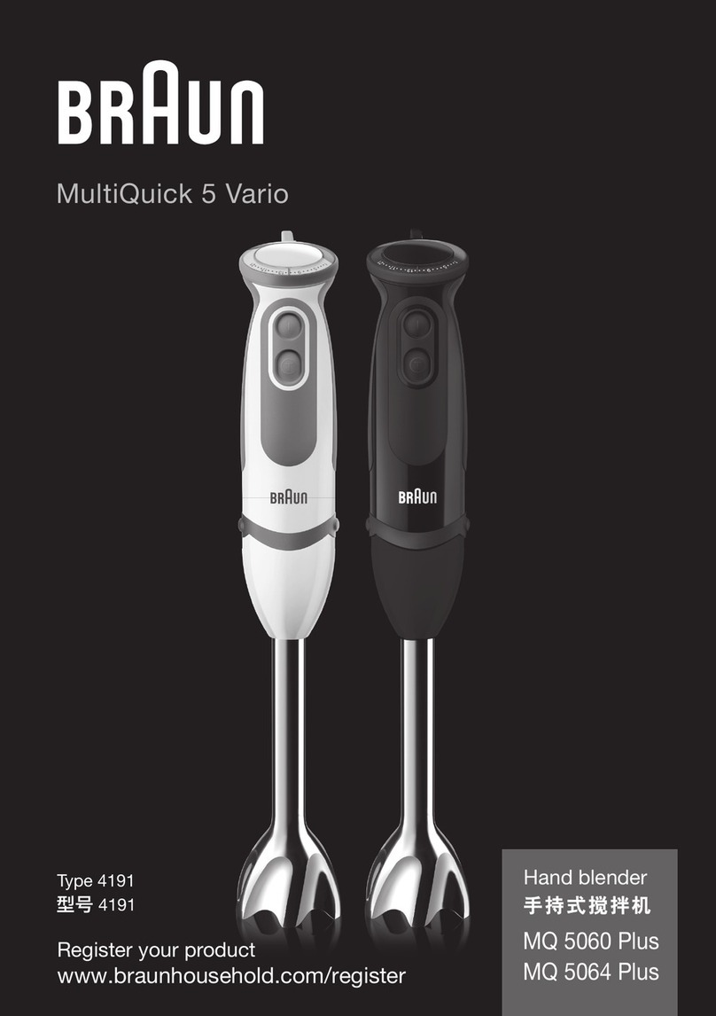 Braun MultiQuick 5 Vario MQ 5060 Plus User manual