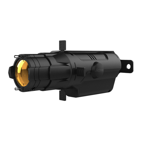 ACME Ellipsoidal 10 DMX User manual ACME Ellipsoidal 10 DMX User manual