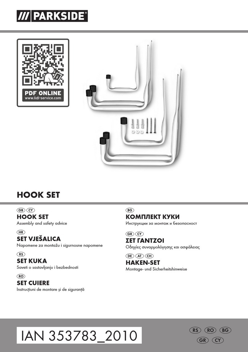 Parkside 353783 2010 Installation and operating instructions
