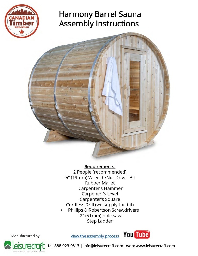 Canadian Timber Collection Harmony Barrel Assembly instructions Canadian Timber Collection Harmony Barrel Assembly instructions