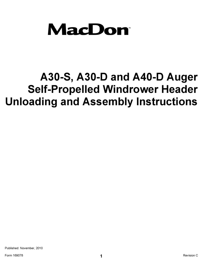 MacDon A30-S Assembly instructions
