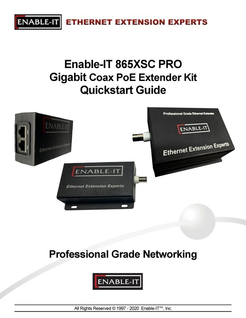 Enable-IT 865XSC PRO quick start guide