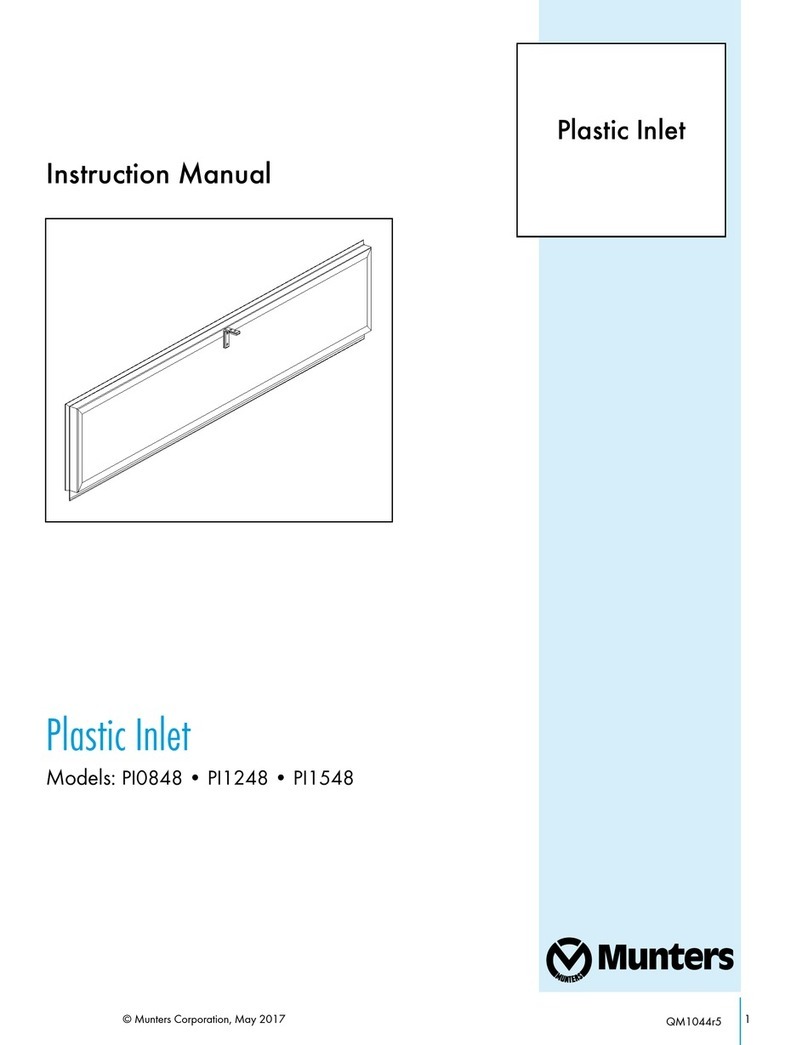 Munters PI0848 User manual