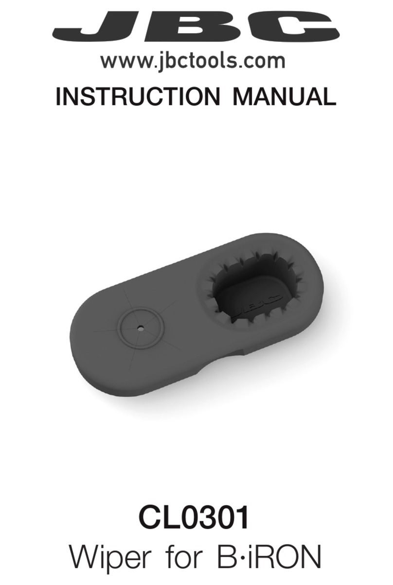 jbc CL0301 instruction manual