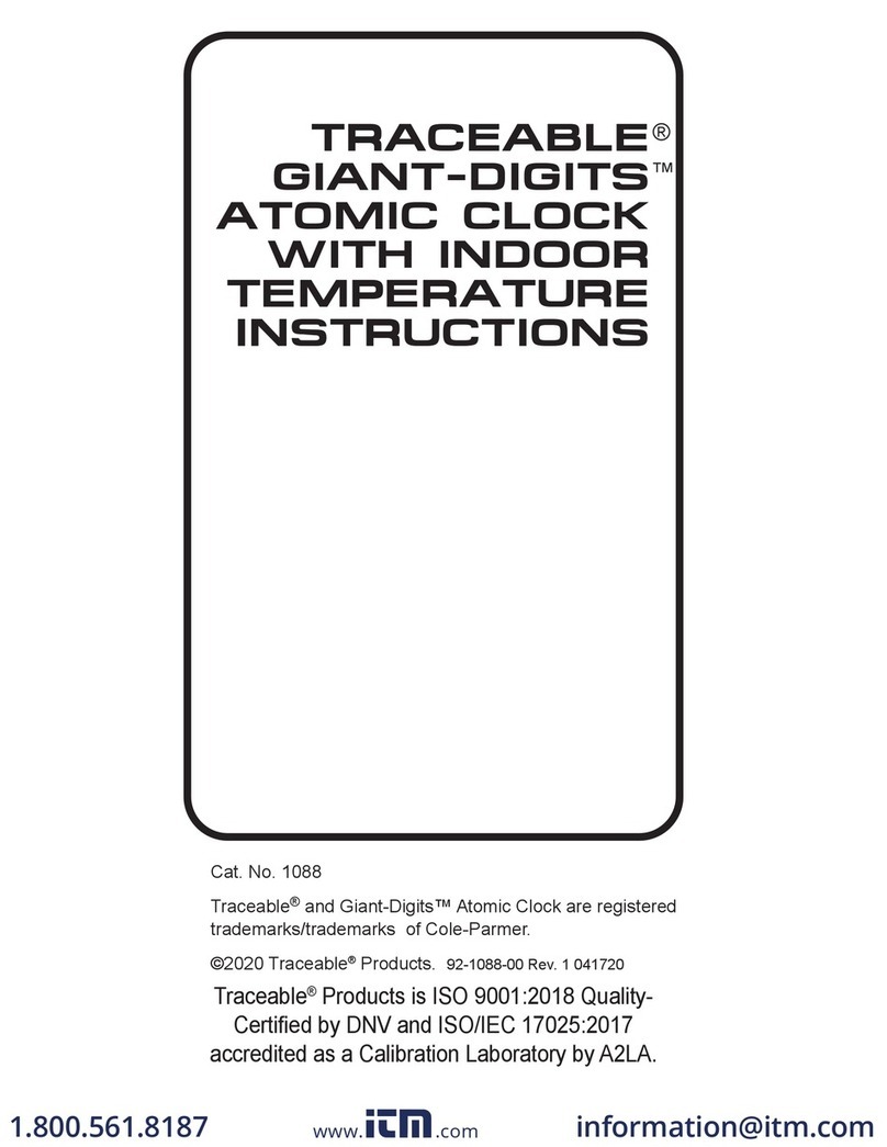 Cole Parmer Traceable Giant-Digits 1088 instructions