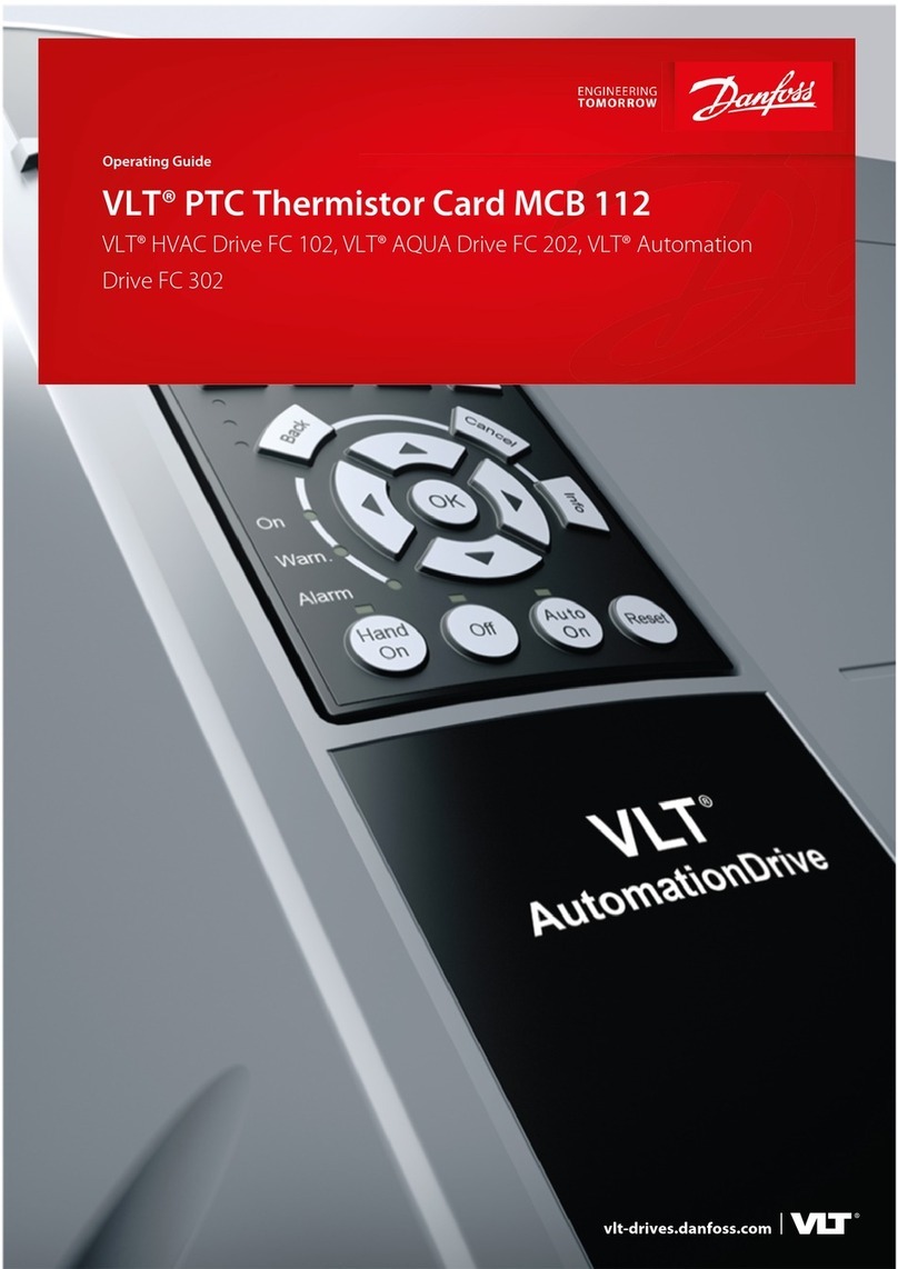 Danfoss VLT PTC Thermistor Card MCB 112 operating guide