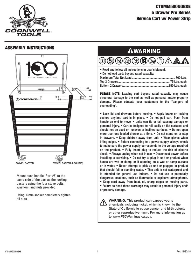 Cornwell Tools CTBMM500NGBKE Assembly instructions Cornwell Tools CTBMM500NGBKE Assembly instructions