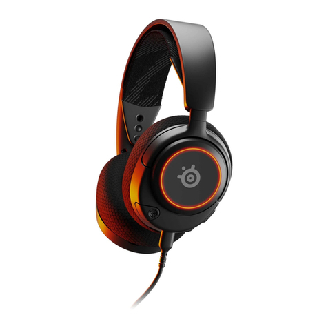 SteelSeries ARCTIS NOVA 3 Installation and operation manual