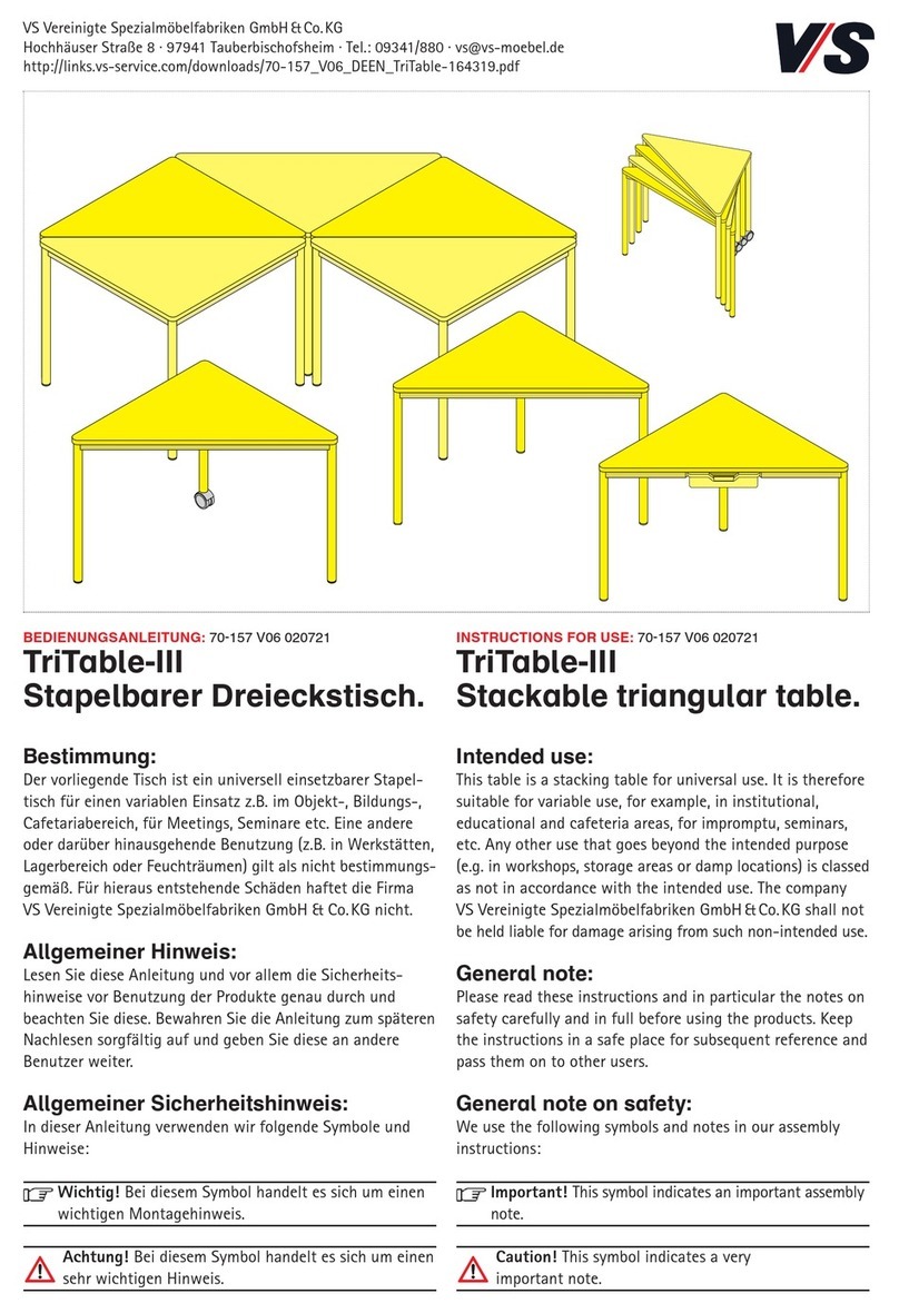 VS TriTable-III User manual